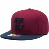 Best Sale 🎉 Unbranded Men's Burgundy/Navy Barcelona America's Game Fitted Hat 👍