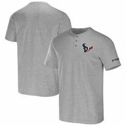 Best deal ❤️ Unbranded Men's NFL X Darius Rucker Collection By Fanatics Heather Gray Houston Texans Henley T-Shirt 😉