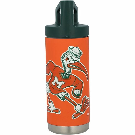 Deals ❤️ Unbranded Orange Miami Hurricanes 16oz. Bottle 🔥 - Image 2