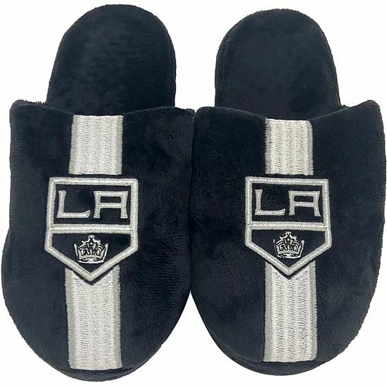 Deals 👍 Unbranded Youth FOCO Los Angeles Kings Team Stripe Slippers ⭐ - Image 2
