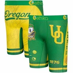 Wholesale 👏 Unbranded Youth Ethika Green/Yellow Oregon Ducks Collegiate Schoolin' Boxers Briefs 🎁