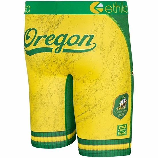 Wholesale 👏 Unbranded Youth Ethika Green/Yellow Oregon Ducks Collegiate Schoolin' Boxers Briefs 🎁 - Image 4