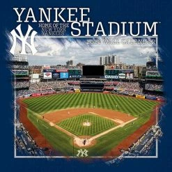 Promo 😀 Unbranded New York Yankees 2022 Yankee Stadium Wall Calendar 🥰