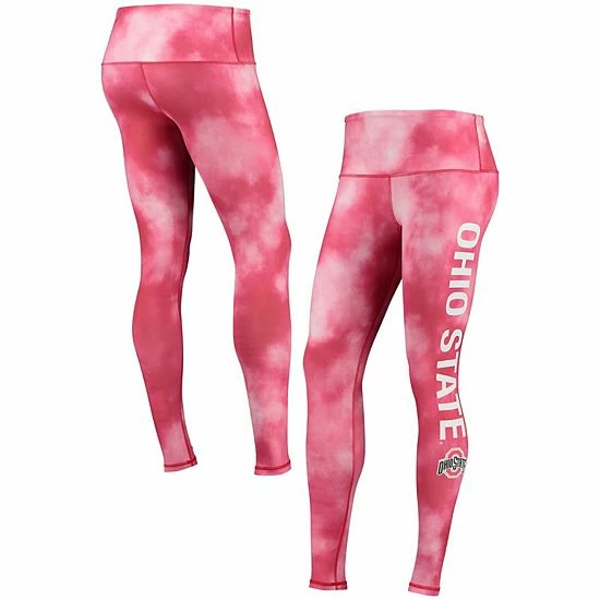 Coupon ๐ Unbranded ๐ฉ Women's ZooZatz Scarlet Ohio State Buckeyes Cloud Dye Mist Leggings ๐งจ - Image 2