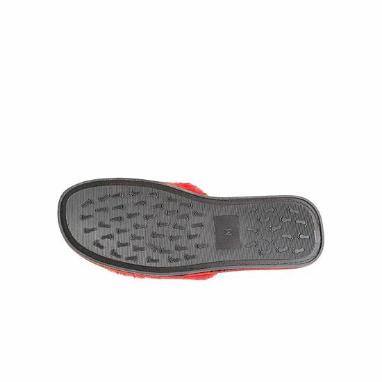 Cheapest ๐ Unbranded ๐ฉ Women's FOCO Red Chicago Bulls Rhinestone Fuzzy Slippers ๐ - Image 4