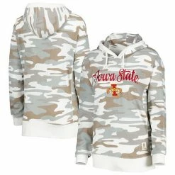 Top 10 🎉 Unbranded 👩 Women's Pressbox Camo Iowa State Cyclones San Pablo Pullover Hoodie 😀