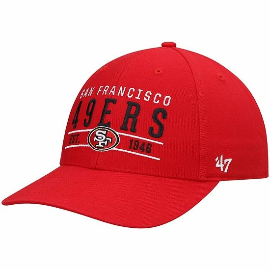 Deals 🛒 Unbranded Men's '47 Scarlet San Francisco 49ers Centerline MVP Adjustable Hat 🛒