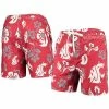 Top 10 ❤️ Unbranded Men's Wes & Willy Crimson Washington State Cougars Floral Volley Logo Swim Trunks 🧨