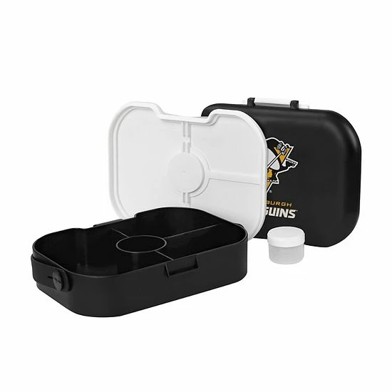 Best Pirce ๐งจ Unbranded FOCO Pittsburgh Penguins Hard Shell Compartment Lunch Box ๐ - Image 3