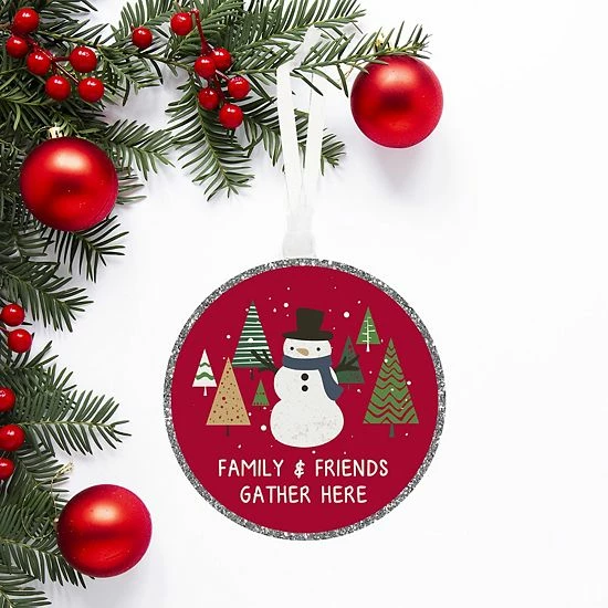 Discount 🔔 Unbranded Family & Friends Gather Here 🎁 Christmas Ornament 🔔 - Image 2