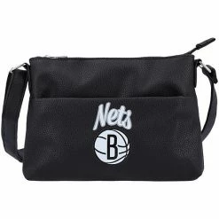Brand new 👍 Unbranded 👩 Women's FOCO Brooklyn Nets Logo Script Crossbody 👜 Handbag 🥰
