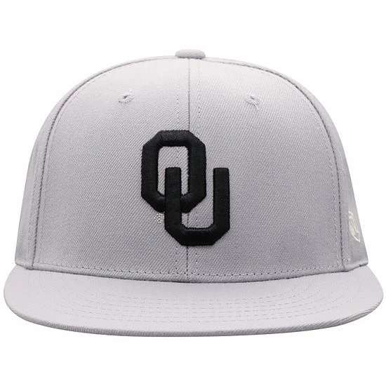 Cheapest ✨ Unbranded Men's Top Of The World Gray Oklahoma Sooners Fitted Hat ⌛ - Image 3