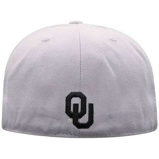 Cheapest ✨ Unbranded Men's Top Of The World Gray Oklahoma Sooners Fitted Hat ⌛ - Image 5
