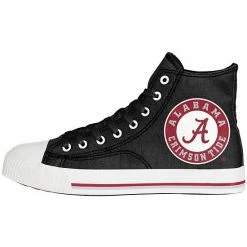 Brand new 🔔 Unbranded Men's FOCO Alabama Crimson Tide Big Logo High Top Canvas 👞 Shoes ❤️