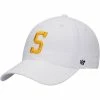 Budget 🥰 Unbranded Men's '47 White Pittsburgh Steelers Team Clean Up Adjustable Hat 🤩