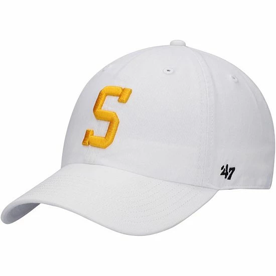 Budget 🥰 Unbranded Men's '47 White Pittsburgh Steelers Team Clean Up Adjustable Hat 🤩 - Image 2
