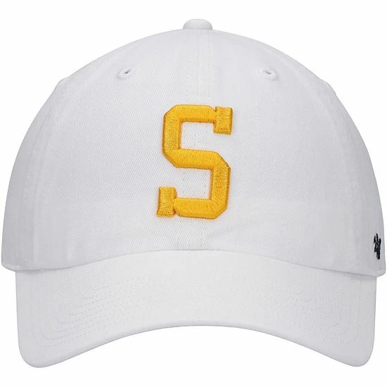 Budget 🥰 Unbranded Men's '47 White Pittsburgh Steelers Team Clean Up Adjustable Hat 🤩 - Image 3