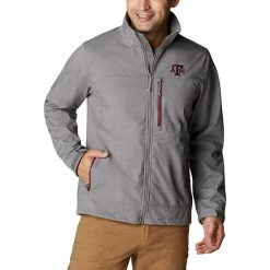 Cheap 👍 Unbranded Men's Columbia Gray Texas A&M Aggies Ascender II Full-Zip Jacket 🎁