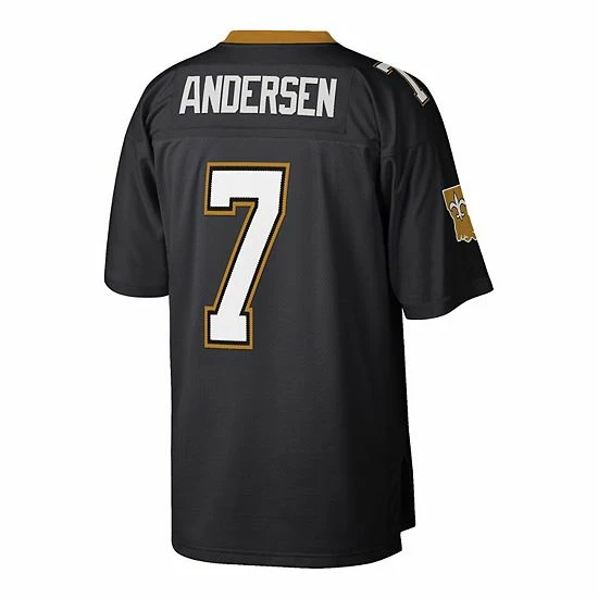 Best deal ⭐ Unbranded Men's Mitchell & Ness Morten Andersen Black New Orleans Saints Retired Player Legacy Replica Jersey ⌛ - Image 2