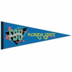 Best deal ⭐ Unbranded WinCraft Florida State Seminoles Beach Club 12'' X 30'' Shapes Premium Pennant 🎉