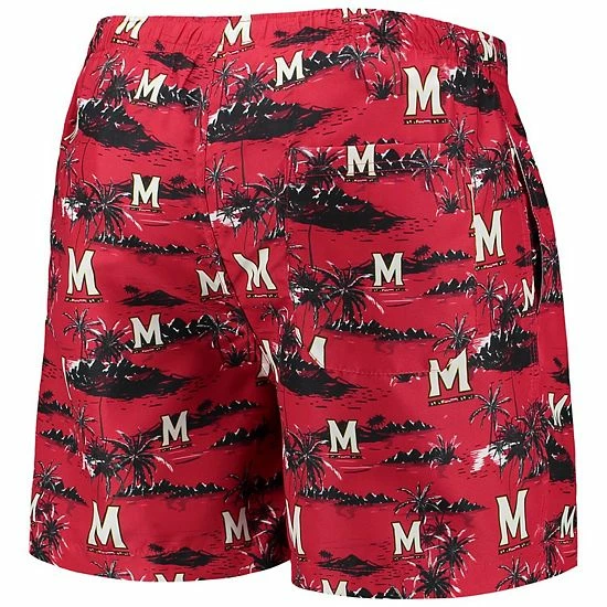 Wholesale ๐ Unbranded Men's FOCO Red Maryland Terrapins Island Palm Swim Trunks โญ - Image 4
