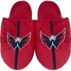 Hot Sale ✨ Unbranded Youth FOCO Washington Capitals Team Stripe Slippers 💯