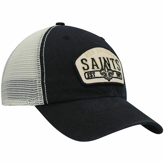 Deals ⭐ Unbranded Men's '47 Black New Orleans Saints Penwald Trucker Clean Up Snapback Hat 🔔 - Image 2