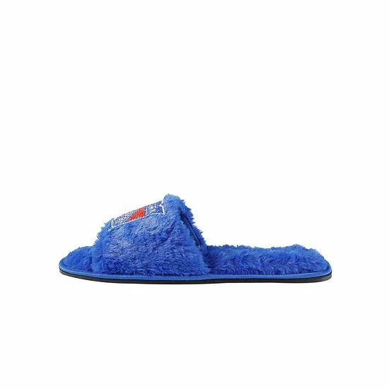 Flash Sale 😀 Unbranded 👩 Women's FOCO Royal New York Rangers Rhinestone Fuzzy Slippers ⌛ - Image 3