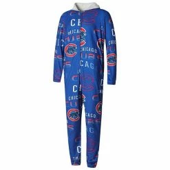 Best Sale 👍 Unbranded Men's Concepts Sport Royal Chicago Cubs Windfall Microfleece Union Suit 😍