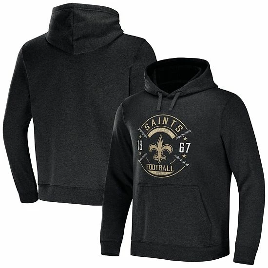 Top 10 ๐ Unbranded Men's NFL X Darius Rucker Collection By Fanatics Heather Charcoal New Orleans Saints Radar Pullover Hoodie ๐ - Image 2