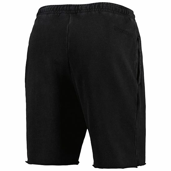 Best deal ⭐ Unbranded Men's Mitchell & Ness Black Chicago Bulls French Terry Tonal Fleece Shorts 🥰 - Image 4