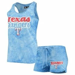 Best deal 💯 Unbranded 👩 Women's Concepts Sport Royal Texas Rangers Billboard Racerback Tank Top & Shorts Set 🛒