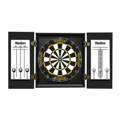 New 🔥 Unbranded Pittsburgh Steelers Fan’s Choice Dartboard Set 🎁