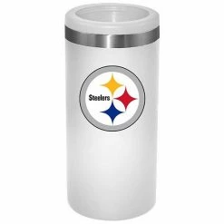 Outlet 🤩 Unbranded Pittsburgh Steelers Team Logo 12oz. Slim Can Holder 🌟