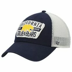 Discount 👍 Unbranded Men's '47 Navy Cal Bears Crawford Clean Up Trucker Snapback Hat ⭐