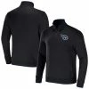 Discount 🎁 Unbranded Men's NFL X Darius Rucker Collection By Fanatics Black Tennessee Titans Logo Quarter-Zip Top 😍