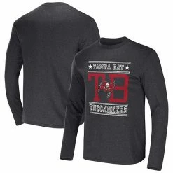 Top 10 🔥 Unbranded Men's NFL X Darius Rucker Collection By Fanatics Heathered Charcoal Tampa Bay Buccaneers Long Sleeve T-Shirt ✔️