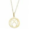 Cheapest 🥰 Unbranded 10k Gold Angel Wings Disc Pendant Necklace 🔥