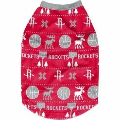 Coupon ✨ Unbranded FOCO Houston Rockets Printed 🐶 Dog Sweater 😉