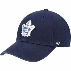 Best Sale 🔥 Unbranded Men's '47 Navy Toronto Maple Leafs Team Franchise Fitted Hat 🤩