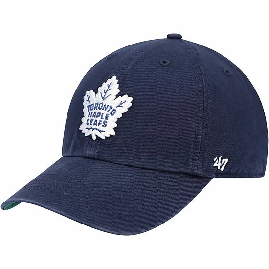 Best Sale ๐ฅ Unbranded Men's '47 Navy Toronto Maple Leafs Team Franchise Fitted Hat ๐คฉ - Image 2
