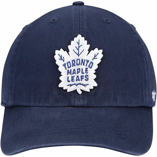 Best Sale ๐ฅ Unbranded Men's '47 Navy Toronto Maple Leafs Team Franchise Fitted Hat ๐คฉ - Image 3