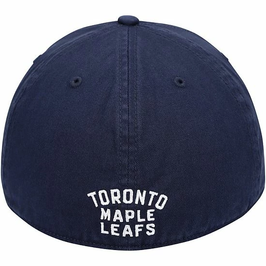 Best Sale ๐ฅ Unbranded Men's '47 Navy Toronto Maple Leafs Team Franchise Fitted Hat ๐คฉ - Image 5