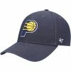 Outlet 🔥 Unbranded Men's '47 Navy Indiana Pacers MVP Legend Adjustable Hat ⭐