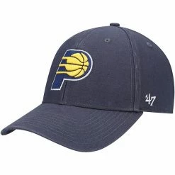 Outlet 🔥 Unbranded Men's '47 Navy Indiana Pacers MVP Legend Adjustable Hat ⭐