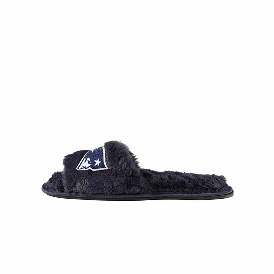 Discount ๐ Unbranded ๐ฉ Women's FOCO Navy New England Patriots Rhinestone Fuzzy Slippers ๐ - Image 3