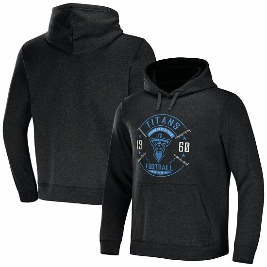 Best Pirce 🤩 Unbranded Men's NFL X Darius Rucker Collection By Fanatics Heather Charcoal Tennessee Titans Radar Pullover Hoodie 👏 - Image 2