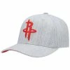Coupon ⌛ Unbranded Men's Mitchell & Ness Heathered Gray Houston Rockets Redline Snapback Hat 🧨