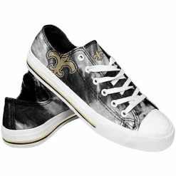 Wholesale 👏 Unbranded 👩 Women's New Orleans Saints Tie-Dye Canvas 👟 Shoes 👍