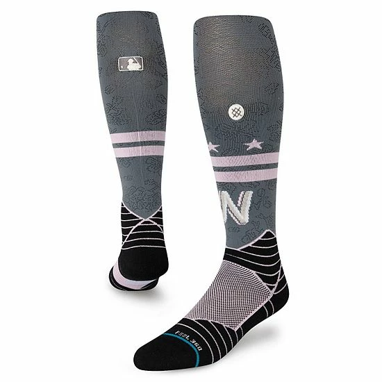 Hot Sale ๐ Unbranded Men's Stance Gray Washington Nationals 2022 City Connect Over The Calf ๐งฆ Socks โ๏ธ